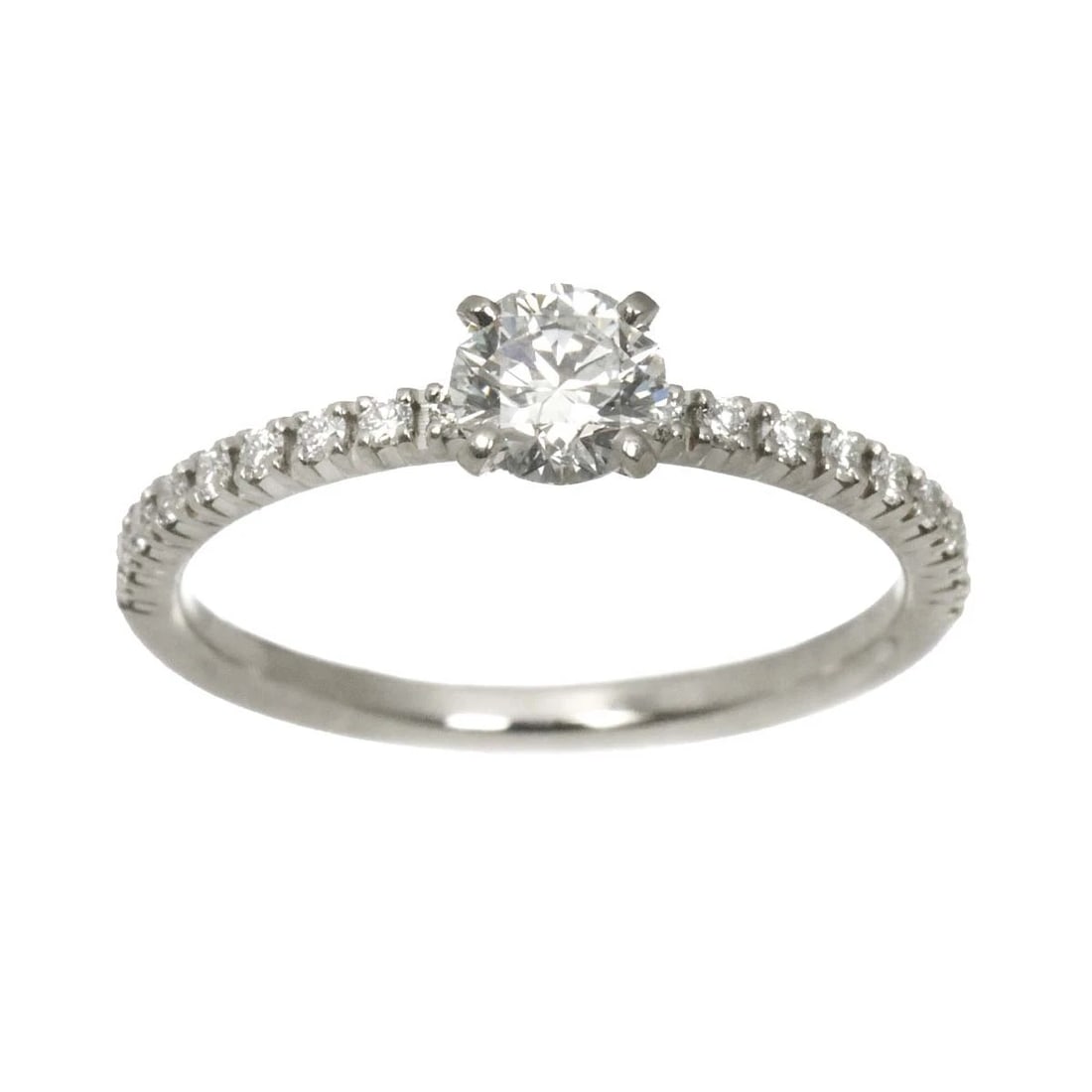 CARTIER HALF DIAMOND RING PT - 2