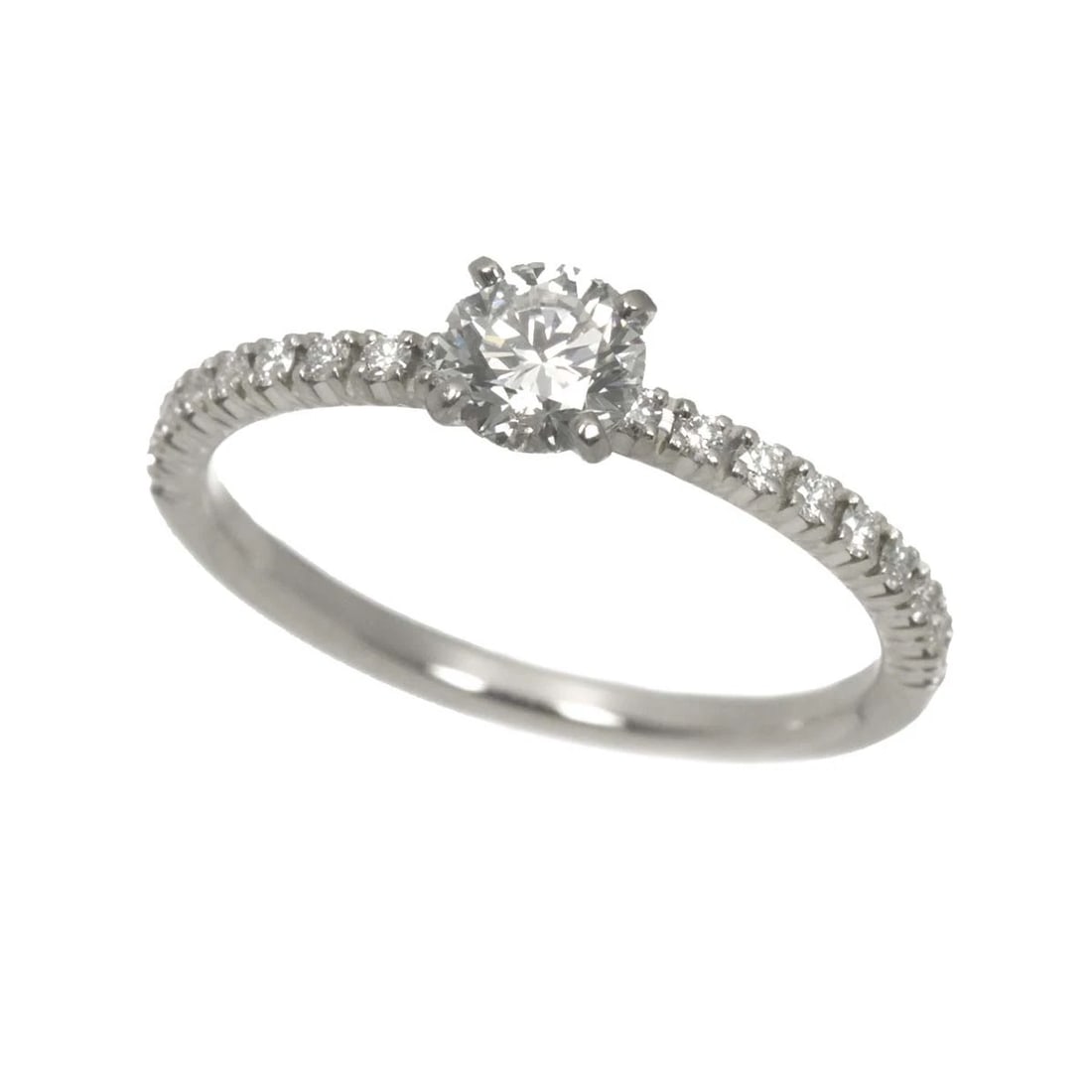 CARTIER HALF DIAMOND RING PT - 3
