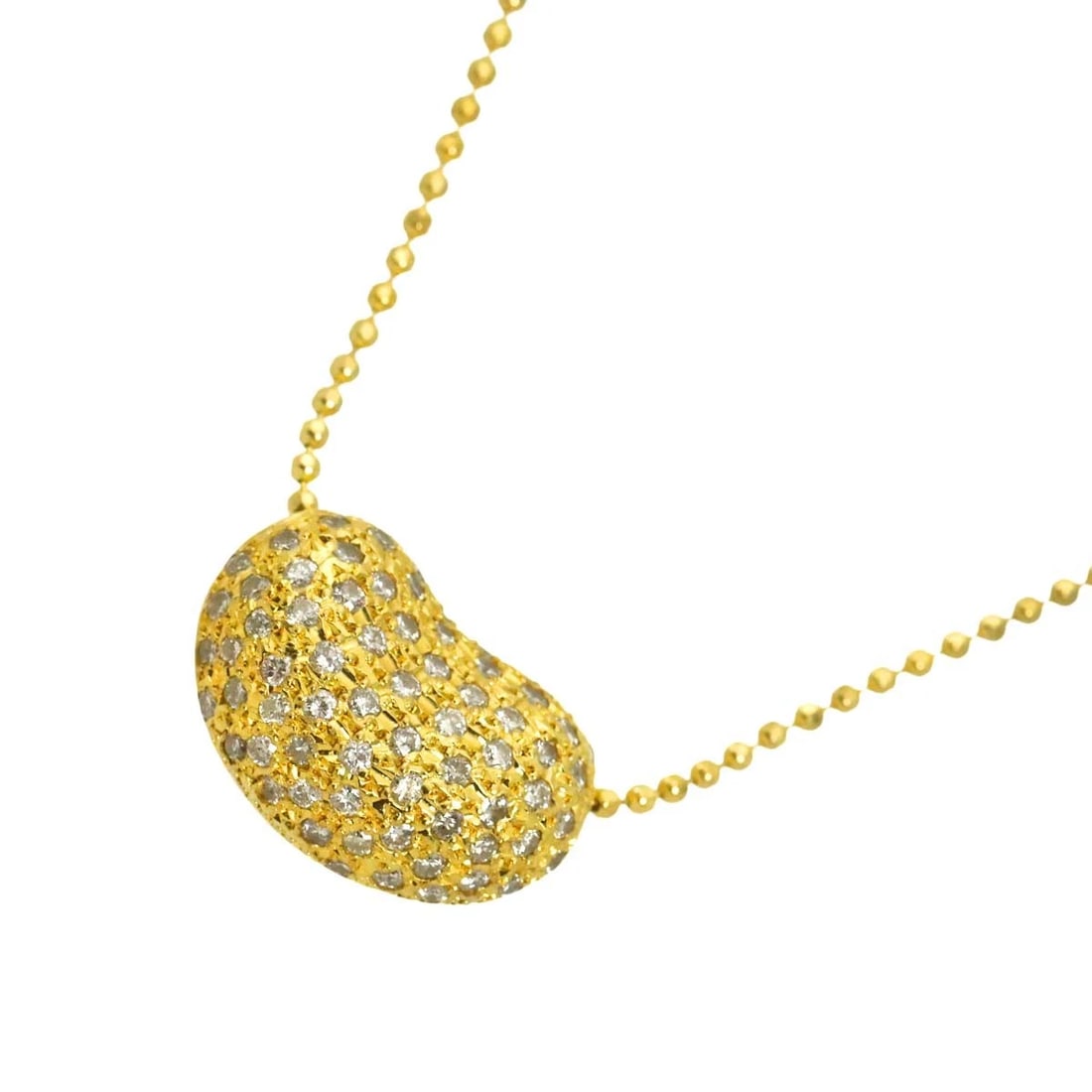 DIAMOND NECKLACE YELLOW GOLD 750: Diamond Necklace Yellow Gold 750 Brand: Unbranded Type/Style: Necklace Material: 750 Yellow Gold, Color: Yellow Gold Size: internal circumference of the chain:19.5inch(Adjustable) Top Charm(max): W