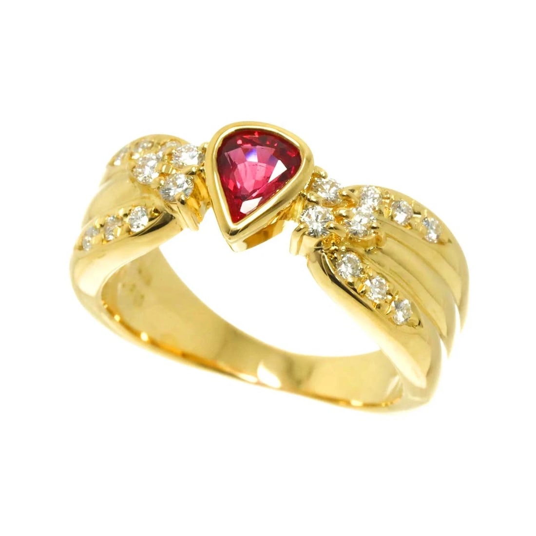 TASAKI RUBY DIAMOND RING - 3