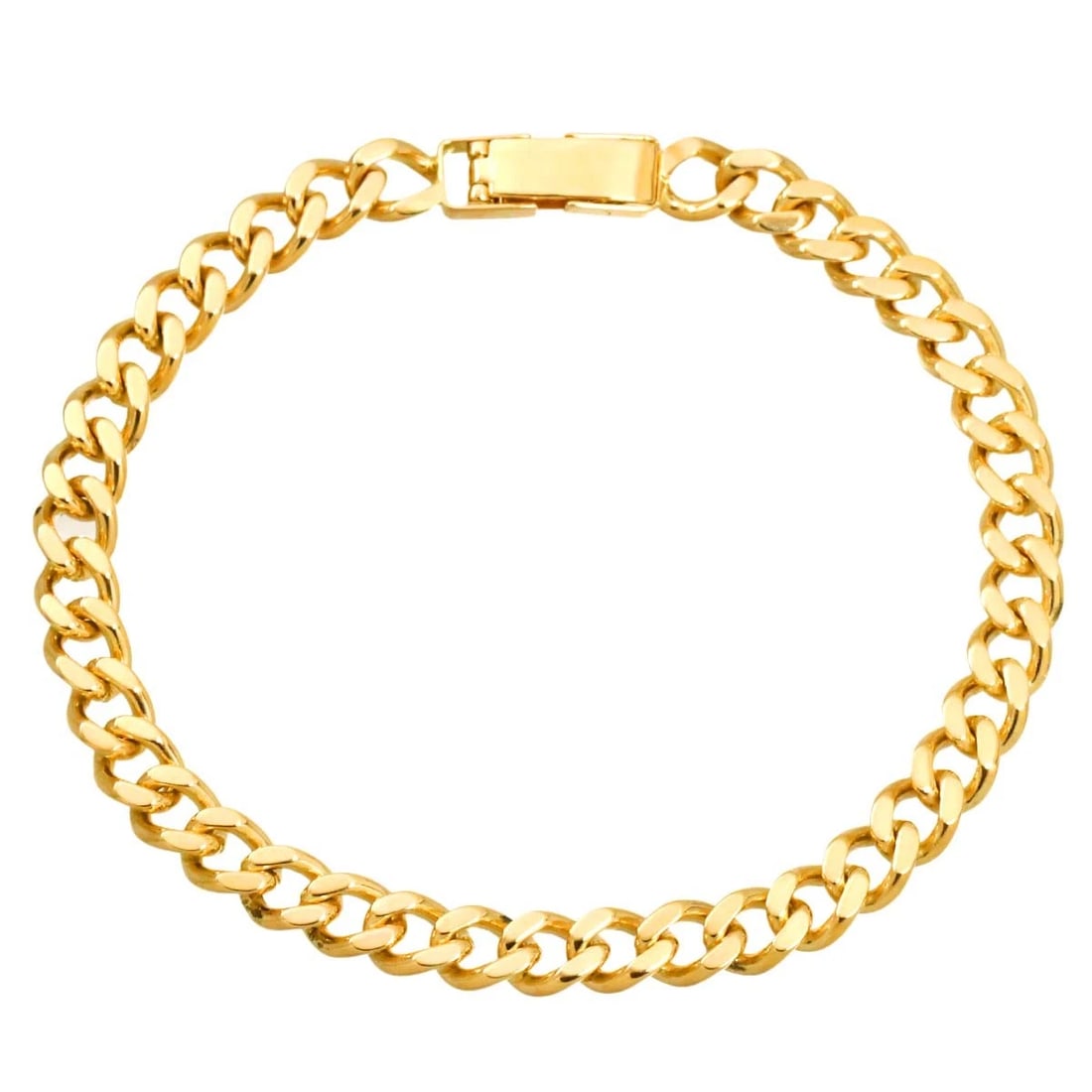 KIHEI CHAIN BRACELET YG 750: Kihei chain Bracelet YG 750 Brand: Unbranded Type/Style: Bracelet Material: 750 Yellow Gold, Color: Gold Size: Inner circumference:7.5inch Width:(max.)5.8mm Accessories: None Accessories Notice: When