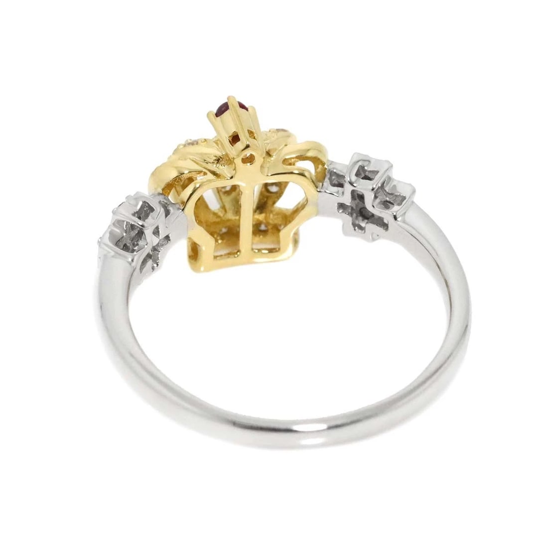 DIAMOND SAPPHIRE RUBY RING YG WG - 5