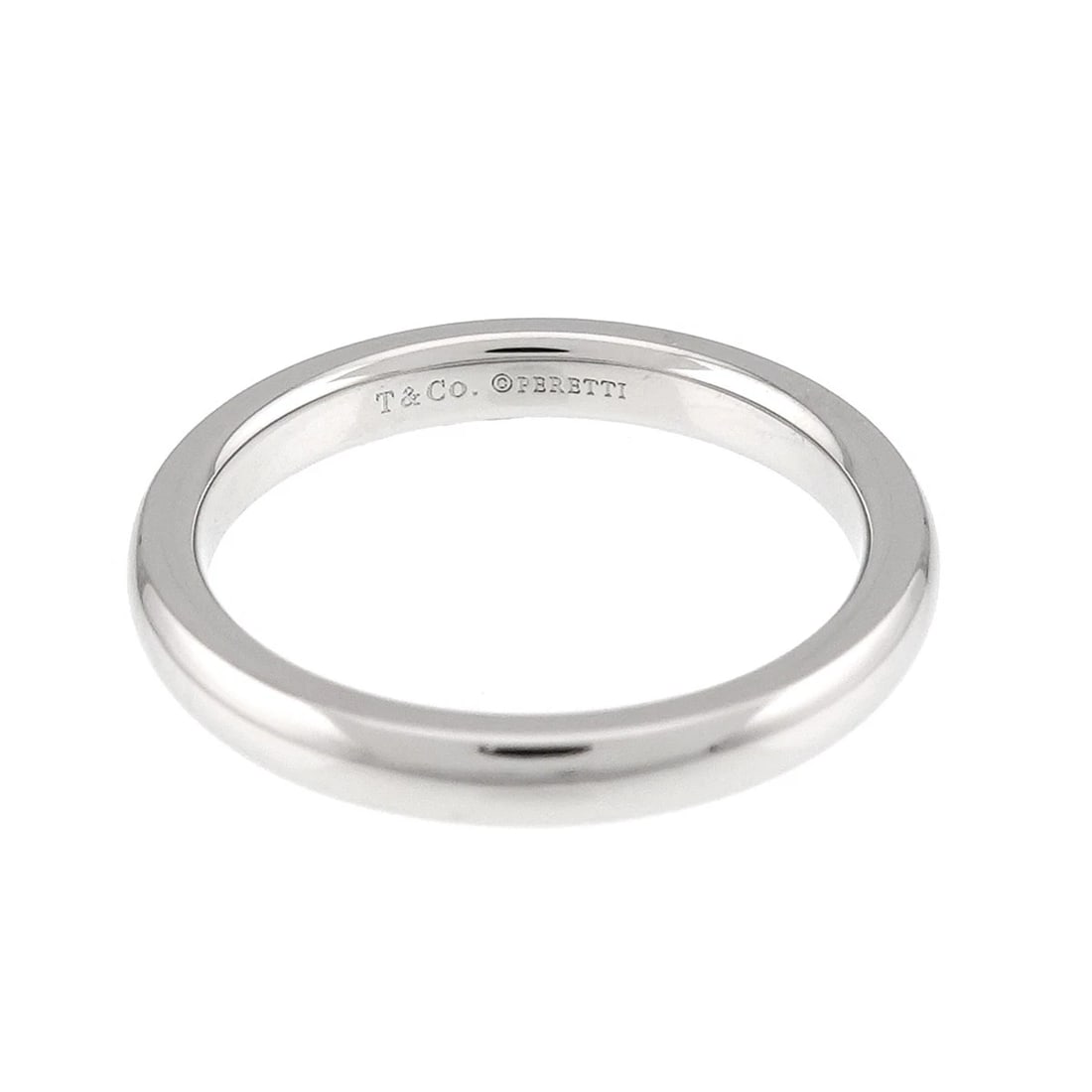 TIFFANY CO. STACKING BAND RING PT - 3