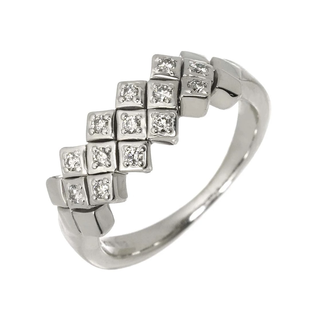 TASAKI DIAMOND RINGWG 750: TASAKI Diamond RingWG 750 Brand: TASAKI Type/Style: Ring Material: 750 White Gold, Main Stone Natural Color: White Gold Size: 7.25(US) Accessories: None Accessories Notice: When purchasing pre-owned