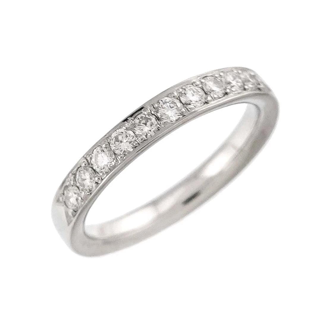 4C HALF DIAMOND RING PLATINUM - 4