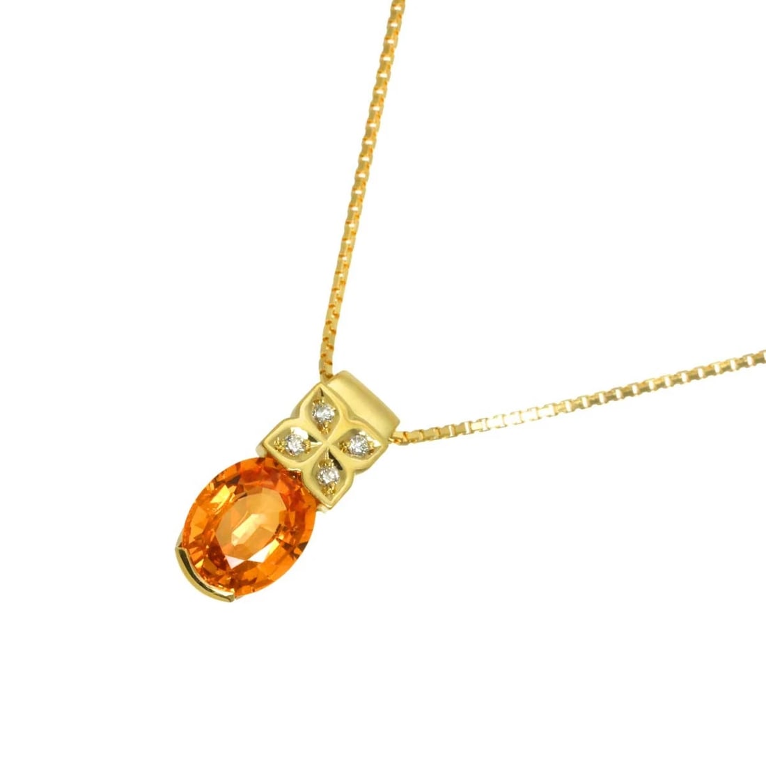 TASAKI CITRINE DIAMOND NECKLACE (1 of 5)