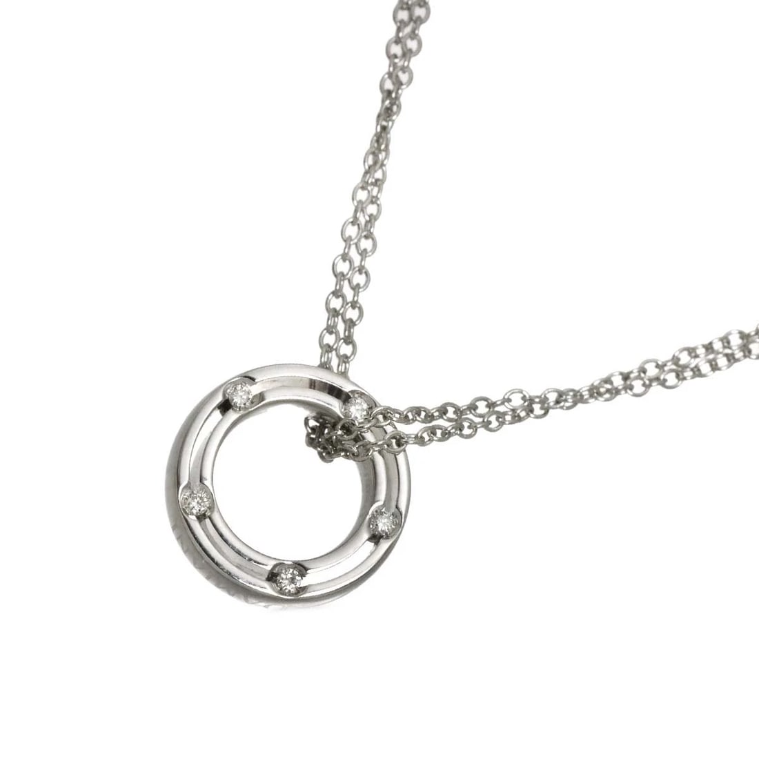 DAMIANI D-SIDE DIAMOND NECKLACE: DAMIANI D-SIDE Diamond Necklace Brand: DAMIANI Type/Style: Necklace Material: 750 White Gold, Main Stone Natural Color: White Gold Size: internal circumference of the chain:19.7inch to 17.7inch Top