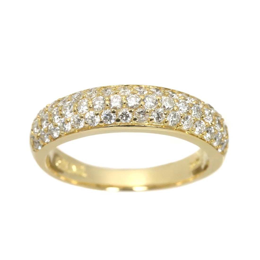 CELINE DIAMOND RUBY RING YG 750 - 2