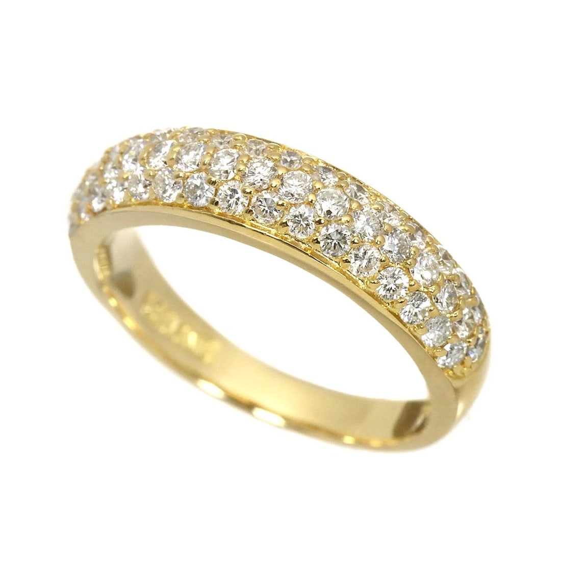CELINE DIAMOND RUBY RING YG 750 - 4