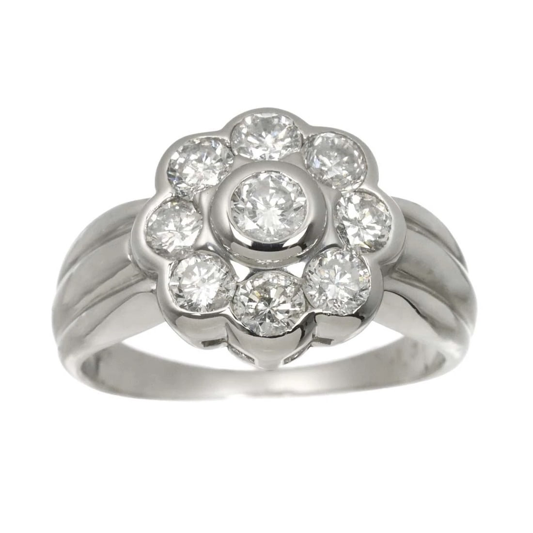 DIAMOND RING PT PLATINUM - 2