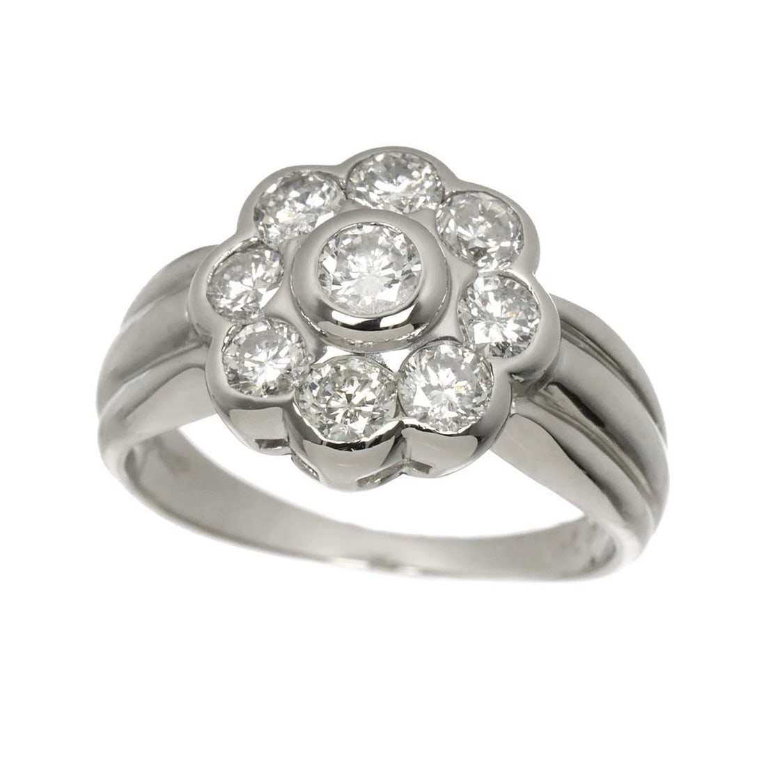 DIAMOND RING PT PLATINUM - 3