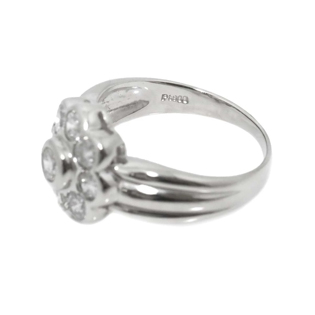 DIAMOND RING PT PLATINUM - 4