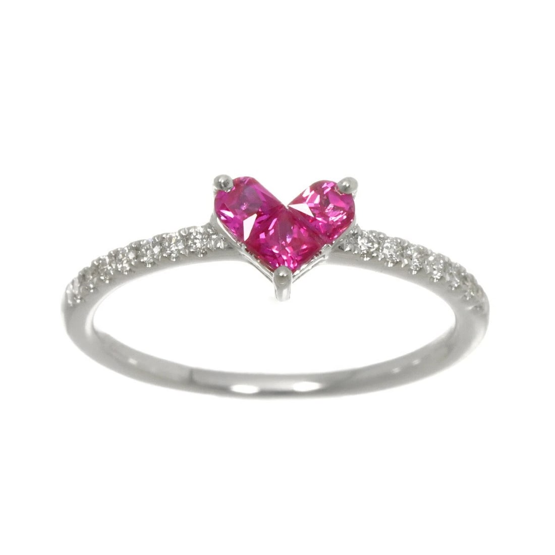 STAR JEWELRY RUBY DIAMOND RING - 2
