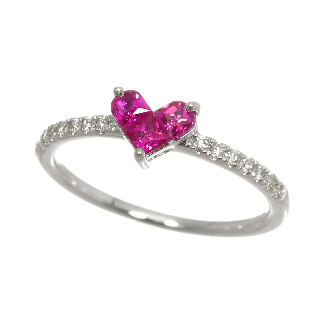 STAR JEWELRY RUBY DIAMOND RING - 4