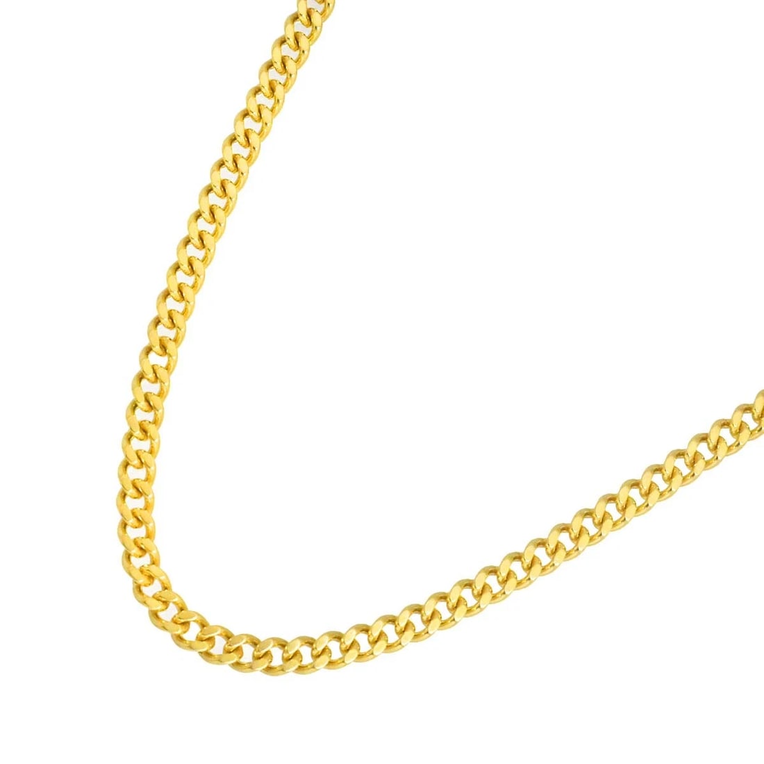 KIHEI CHAIN NECKLACE YG 750: Kihei chain Necklace YG 750 Brand: Unbranded Type/Style: Necklace Material: 750 Yellow Gold, Color: Gold Size: Inner circumference:24inch Width:(max.) 3mm Accessories: None Accessories Notice: When