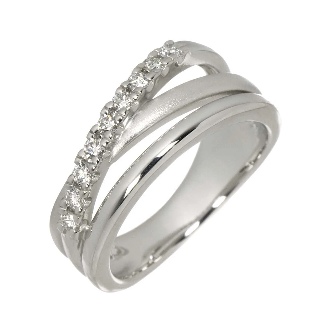 TASAKI DIAMOND RING WHITE GOLD 750: TASAKI Diamond Ring White Gold 750 Brand: TASAKI Type/Style: Ring Material: 750 White Gold, Color: White Gold Size: 5.5-5.75(US) Accessories: None Accessories Notice: When purchasing pre-o
