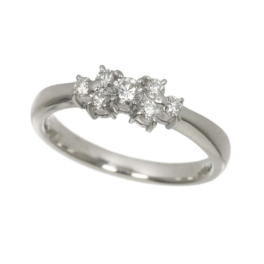 MIKIMOTO DIAMOND RING PLATINUM - 4