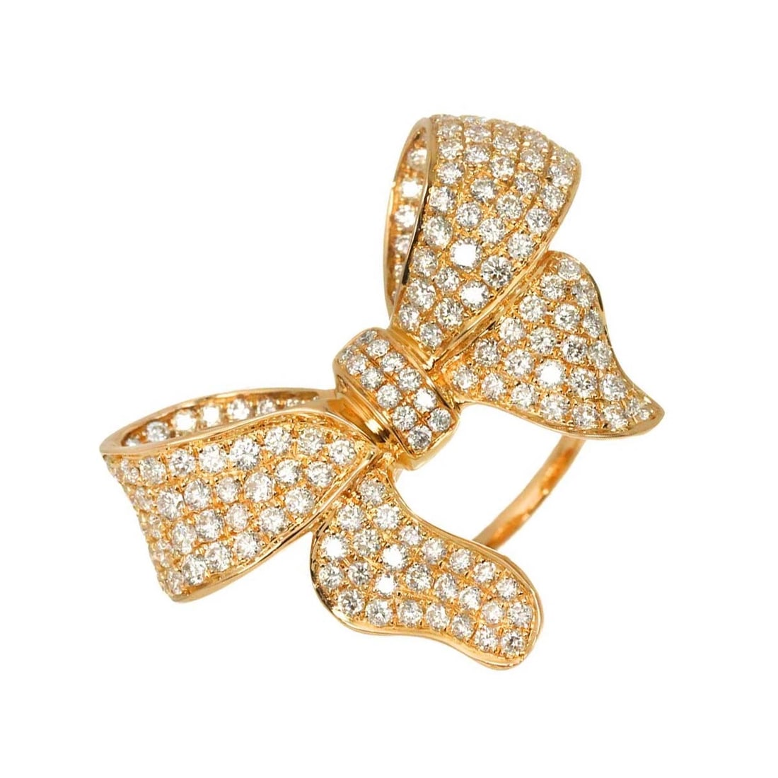DIAMOND RING PINK GOLD 750 (1 of 6)