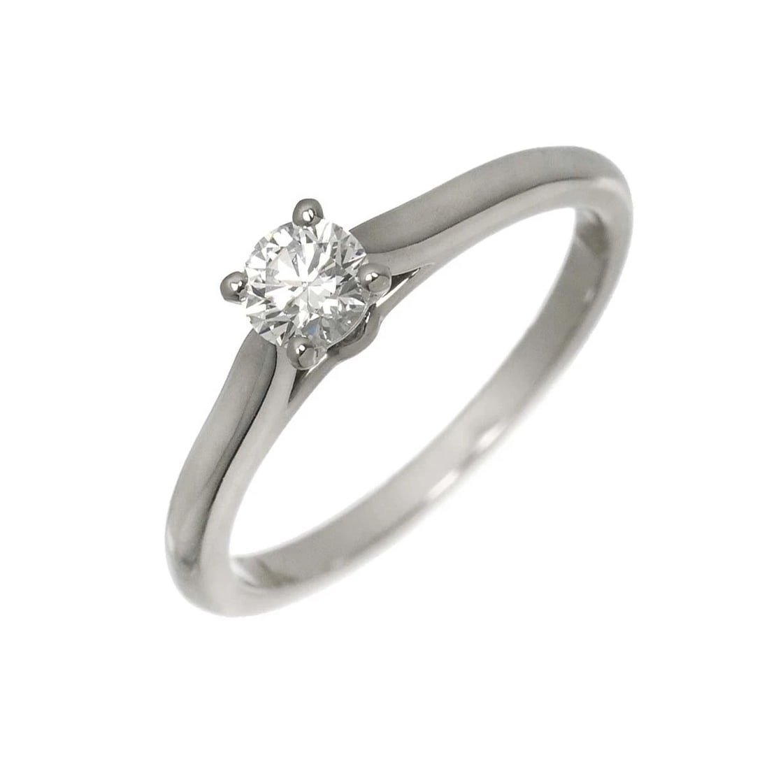 CARTIER DIAMOND RING PLATINUM: Cartier Diamond Ring Platinum Brand: Cartier Type/Style: Ring Material: Pt950, Main Stone Natural Color: Platinum Size: 4.75-5(US) Accessories: None Accessories Notice: When purchasing pre-owned
