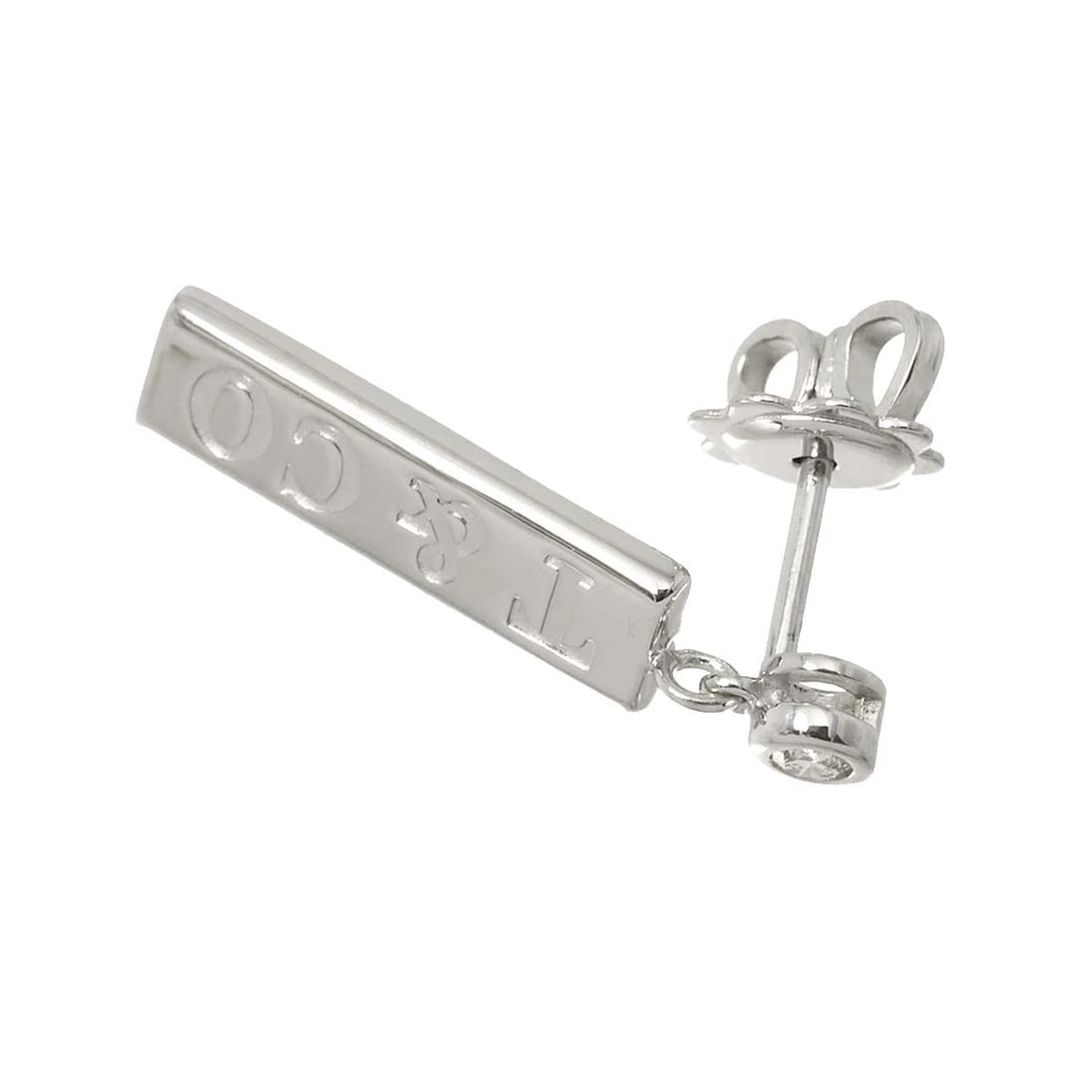 TIFFANY CO. DIAMOND EARRING - 3
