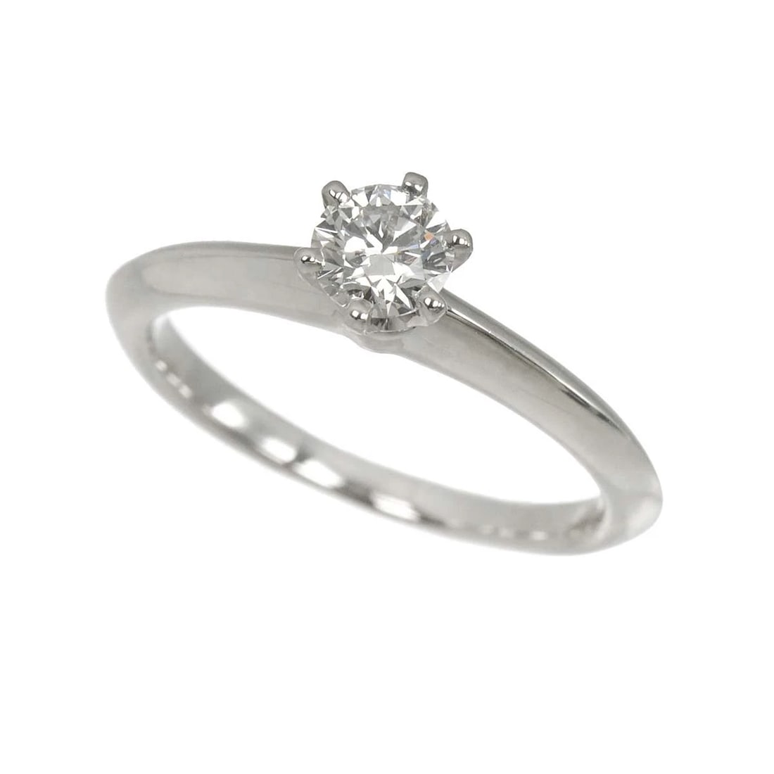 TIFFANY CO. DIAMOND RING PT - 4