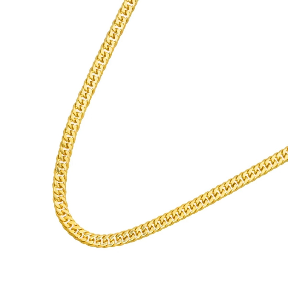 KIHEI CHAIN NECKLACE YG 750: Kihei chain Necklace YG 750 Brand: Unbranded Type/Style: Necklace Material: 750 Yellow Gold, Color: Gold Size: Inner circumference:19.7inch Width:(max.) 2.5mm Accessories: None Accessories Notice: