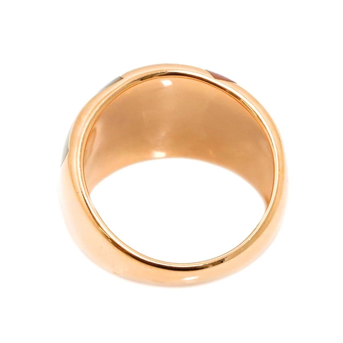 SHELL DIAMOND RING PINK GOLD 750 - 4
