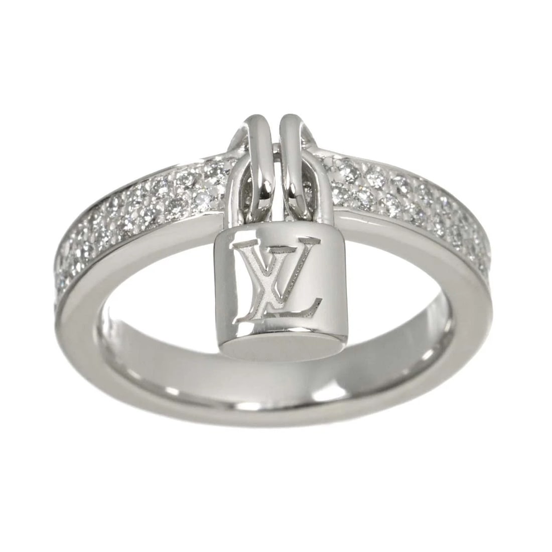 LOUIS VUITTON LOCKIT DIAMOND RING - 2