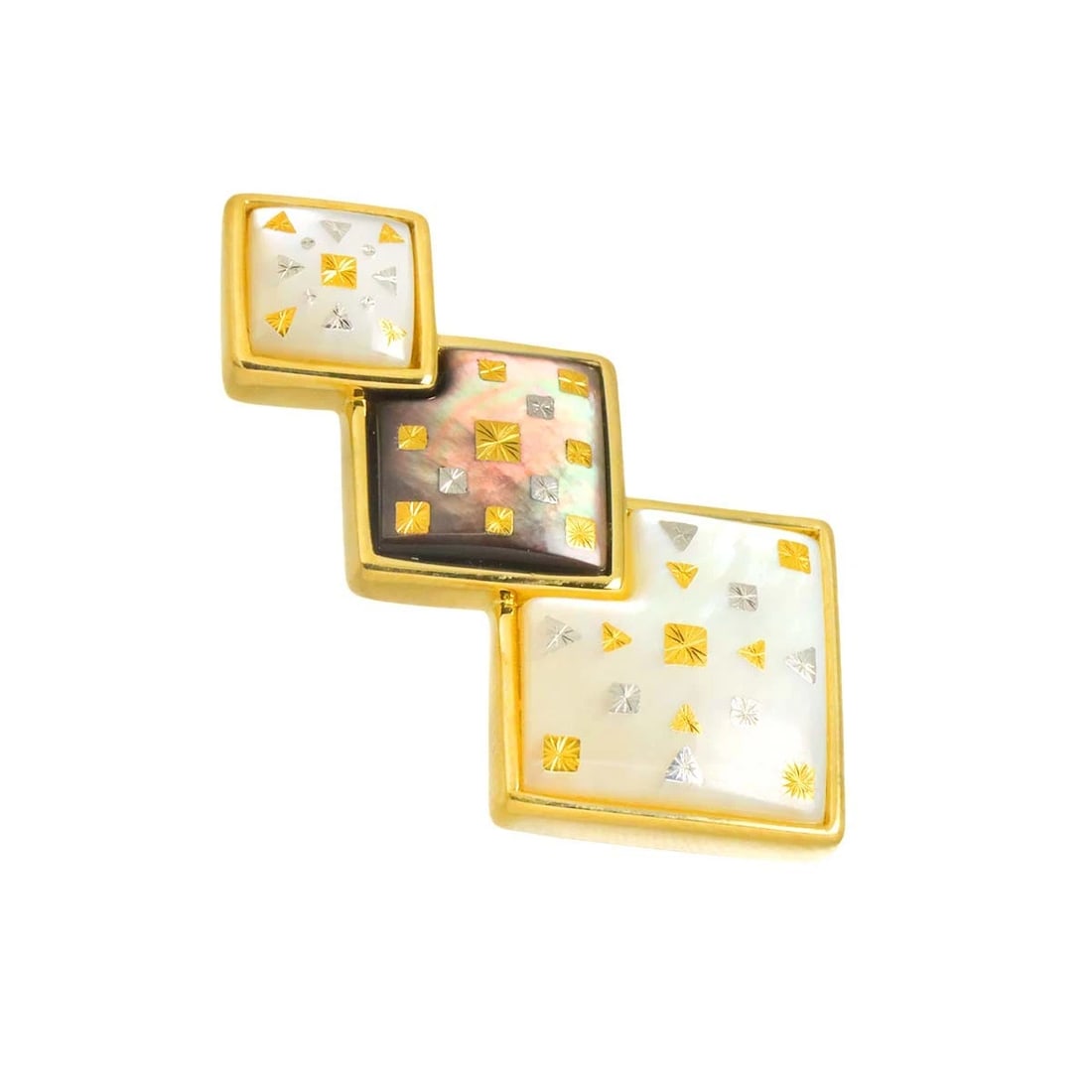 MIKIMOTO MOP BROOCH - 3