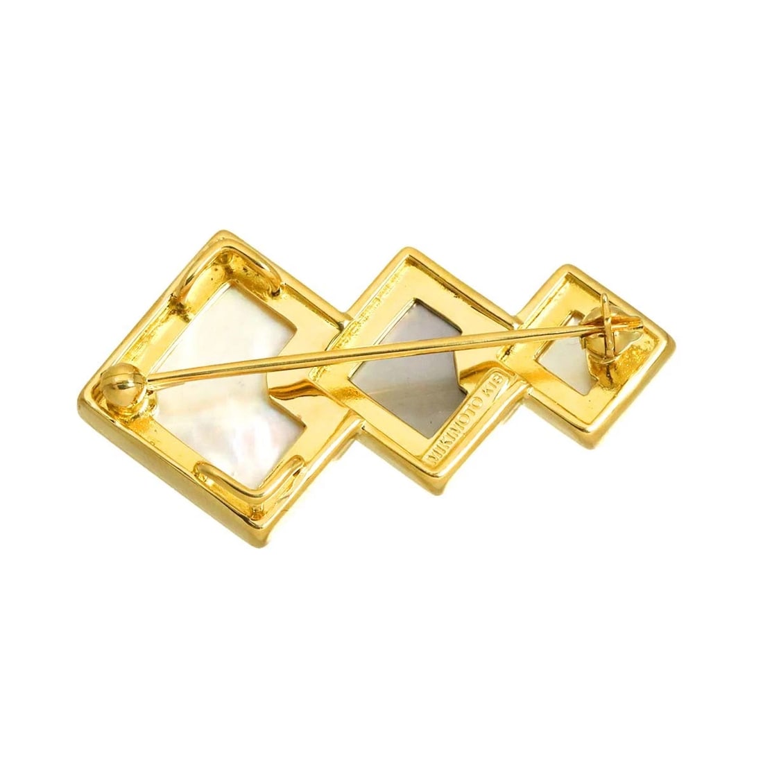MIKIMOTO MOP BROOCH - 4