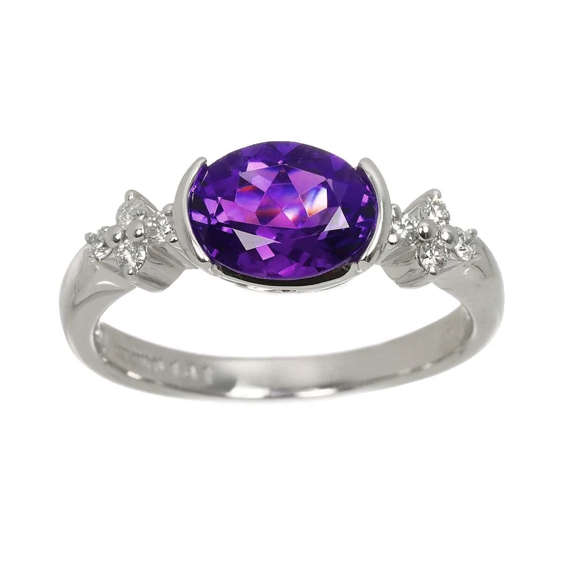 AMETHYST DIAMOND RING - 2
