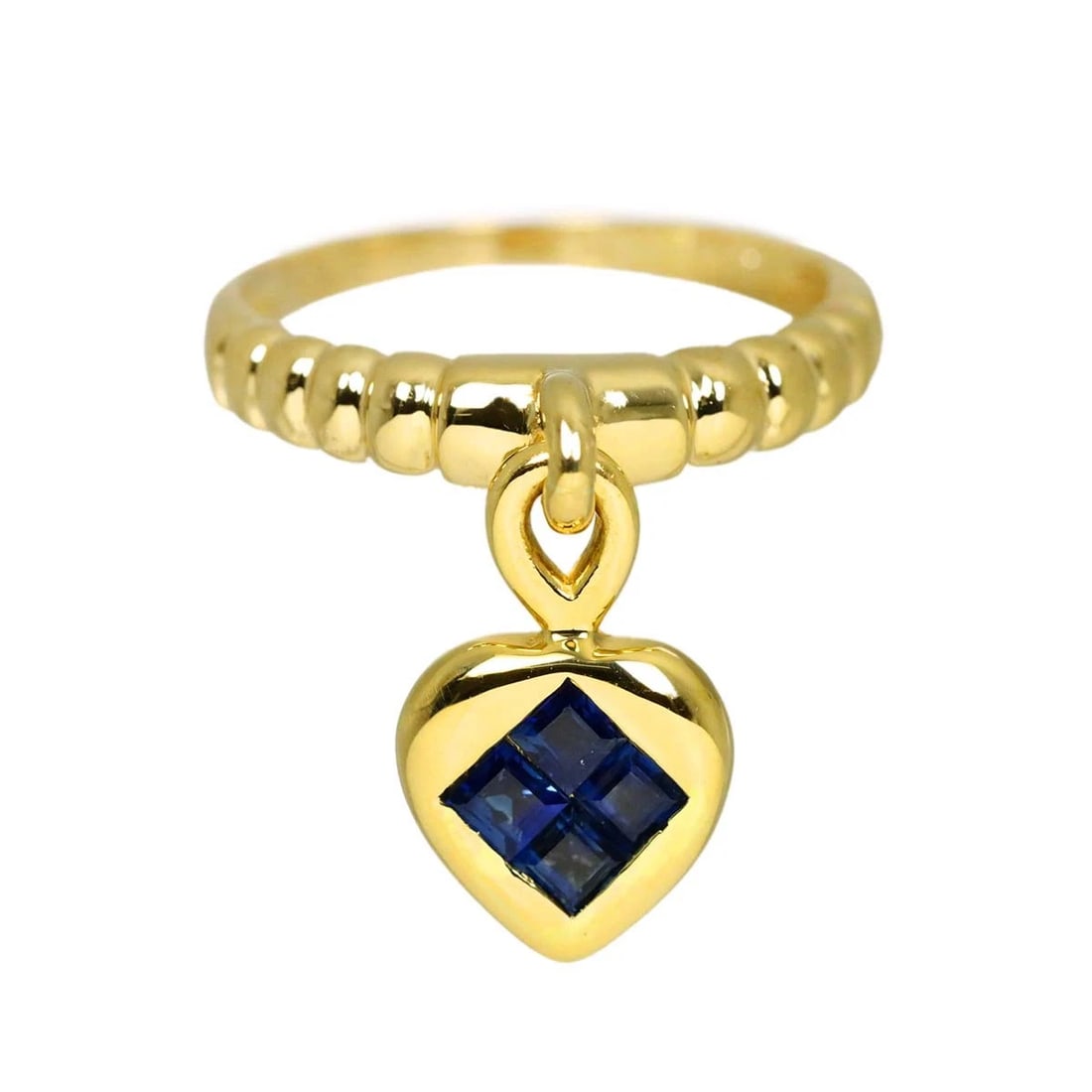 SAPPHIRE DIAMOND RING YELLOW GOLD: Sapphire Diamond Ring Yellow Gold Brand: Unbranded Type/Style: Ring Material: 750 Yellow Gold, Main Stone Sapphire Color: Gold Size: 4(US) Accessories: None Accessories Notice: When purchasing