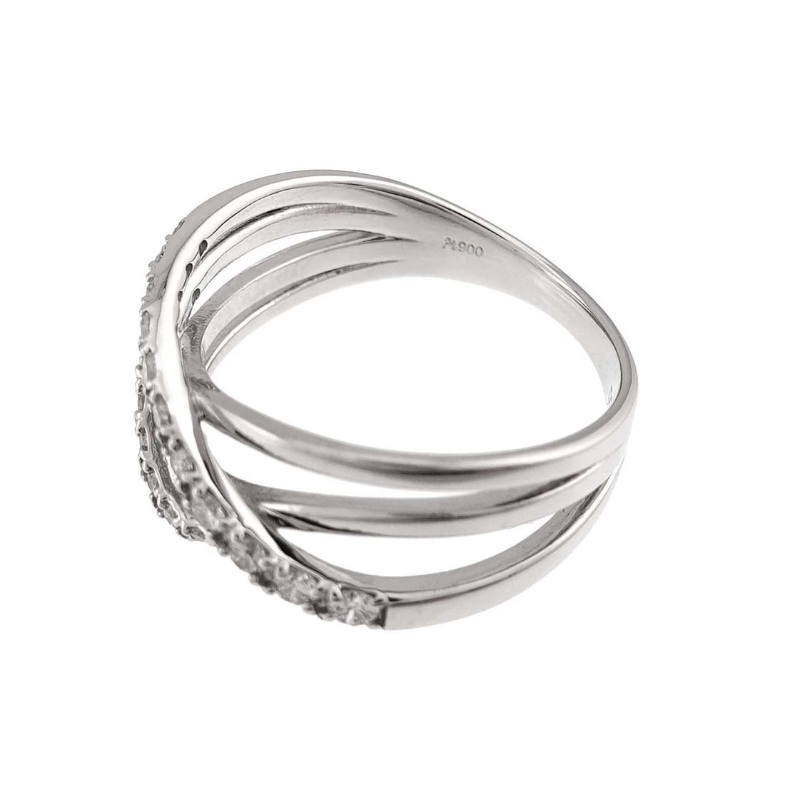 DIAMOND RING PT PLATINUM - 4