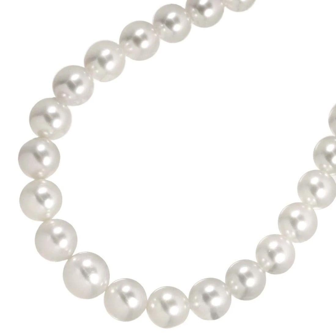 MIKIMOTO AKOYA PEARL NECKLACE: MIKIMOTO Akoya Pearl Necklace Brand: MIKIMOTO Type/Style: Necklace Material: 750 White Gold, Color: White Gold Size: internal circumference of the chain:17.3inch Width:(max.) 10.6mm Accessories: None
