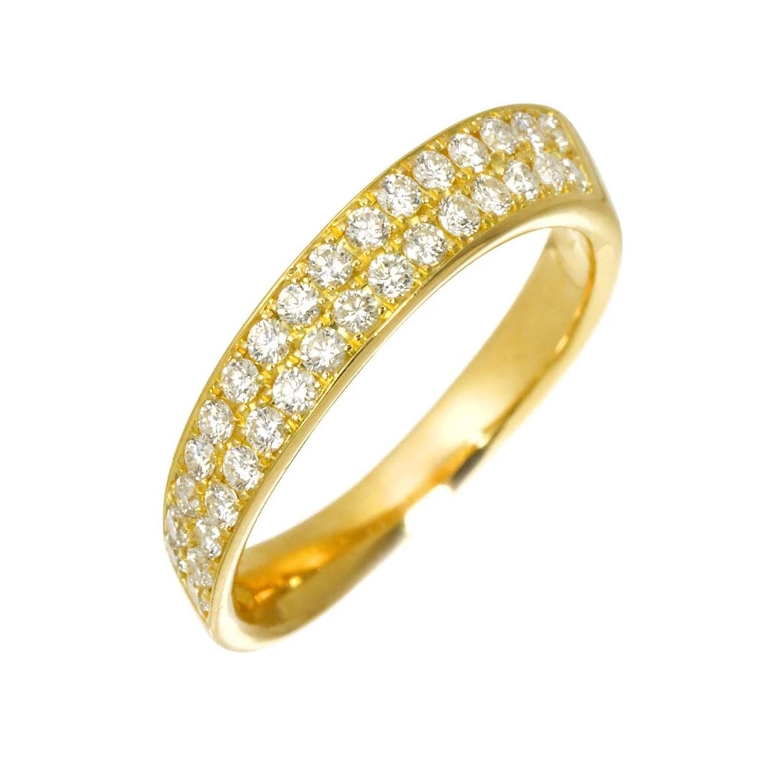 DIAMOND RING YELLOW GOLD 750: Diamond Ring Yellow Gold 750 Brand: Unbranded Type/Style: Ring Material: 750 Yellow Gold, Main Stone Natural Color: Yellow Gold Size: 7.25(US) Accessories: None Accessories Notice: When purchasing