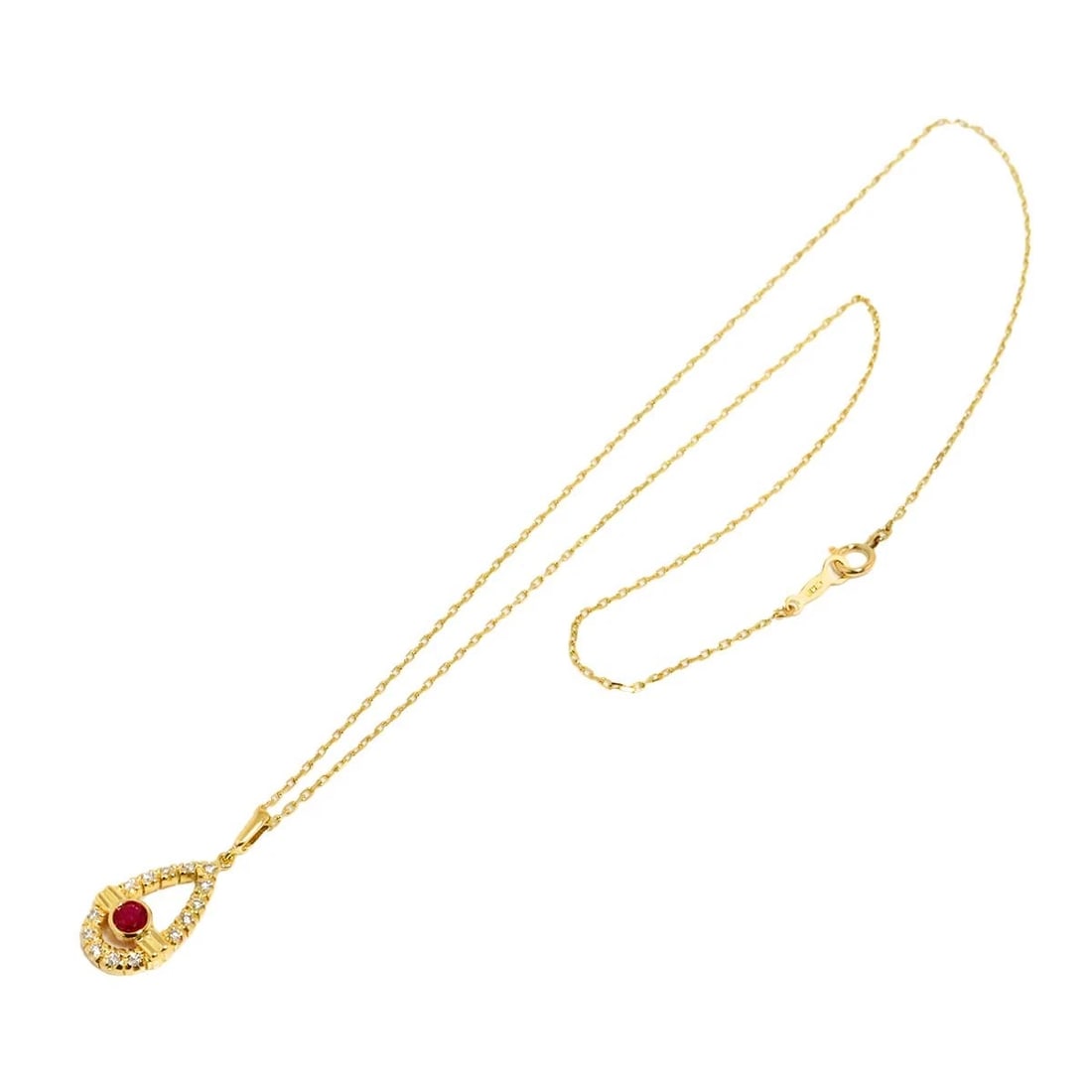 MIKIMOTO RUBY DIAMOND NECKLACE - 2