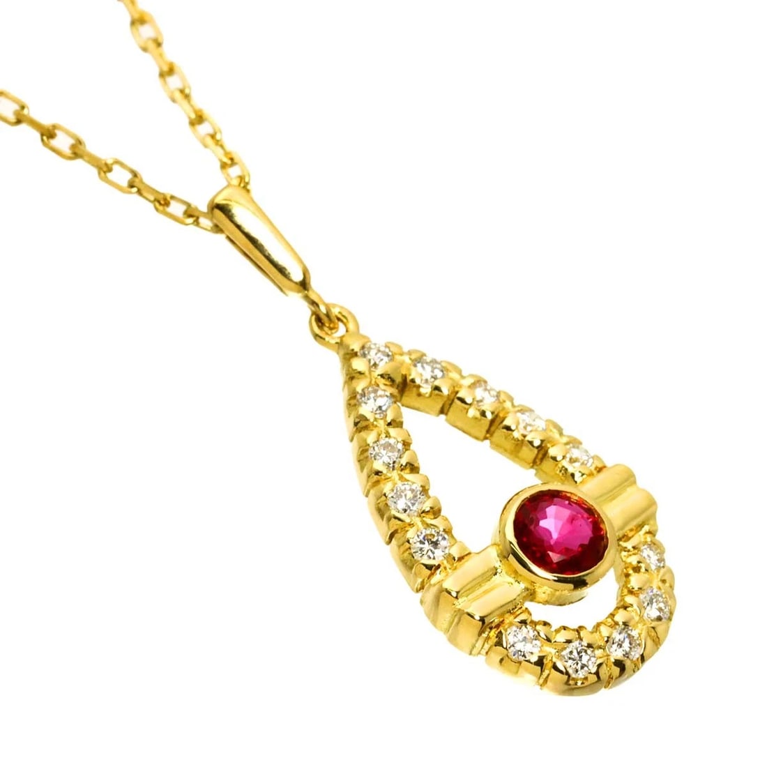 MIKIMOTO RUBY DIAMOND NECKLACE - 3
