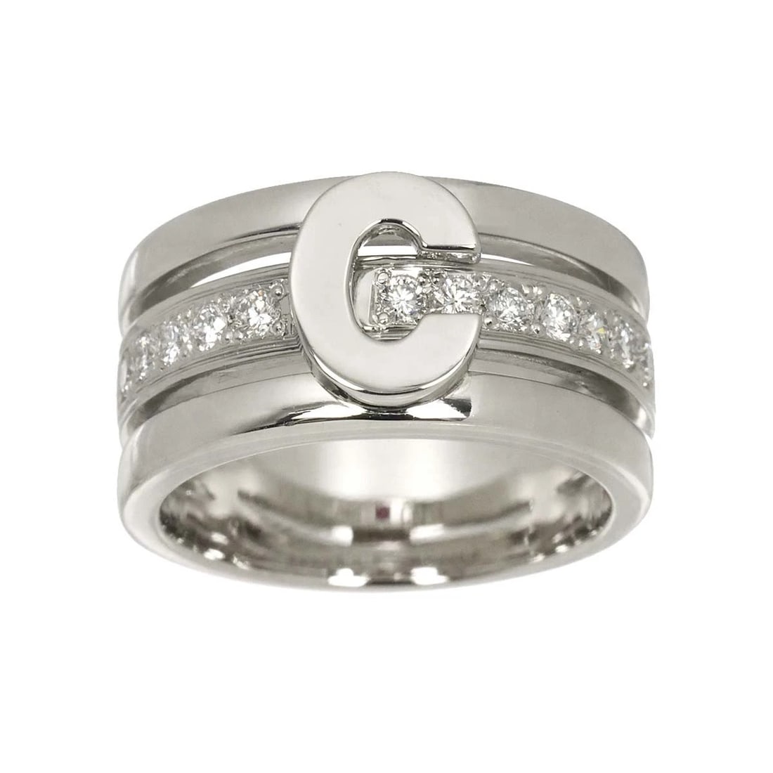 CELINE DIAMOND RUBY RING PT - 2
