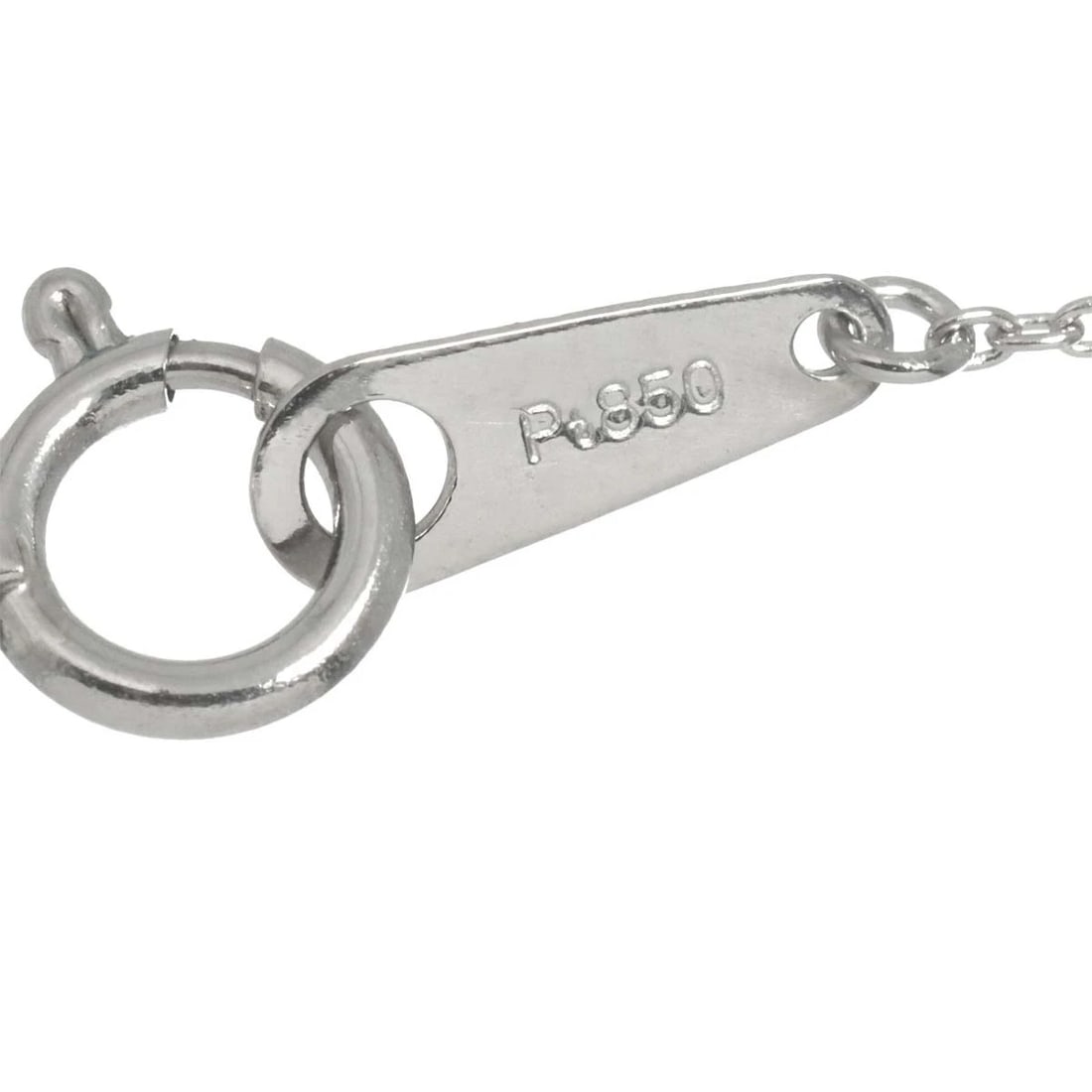 BURBERRY DIAMOND NECKLACE PLATINUM - 5
