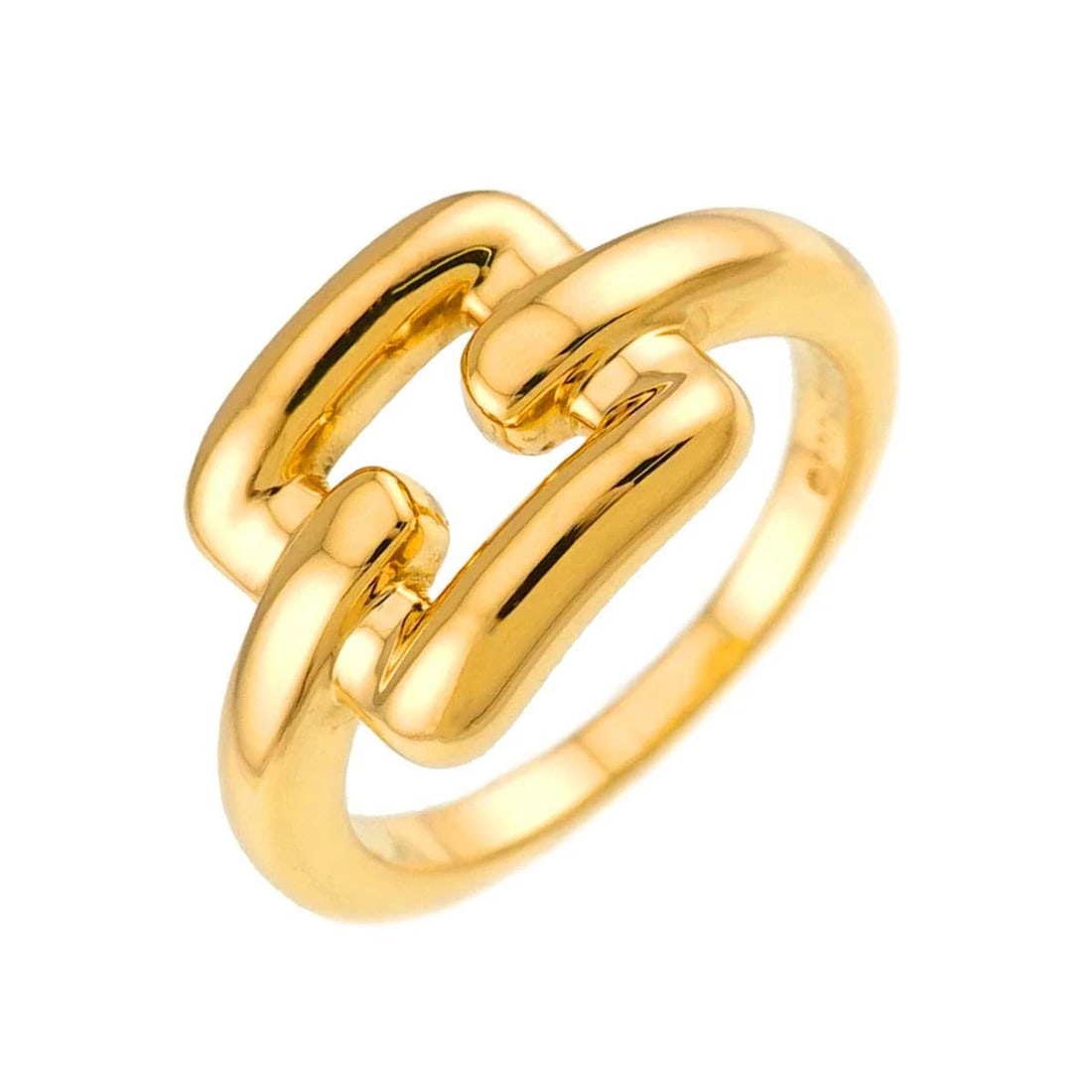 TIFFANY CO. RING YG 750: TIFFANY Co. Ring YG 750 Brand: TIFFANY Co. Type/Style: Ring Material: 750 Yellow Gold, Color: Gold Size: 4.75-5(US) Accessories: None Accessories Notice: When purchasing pre-owned goods, p
