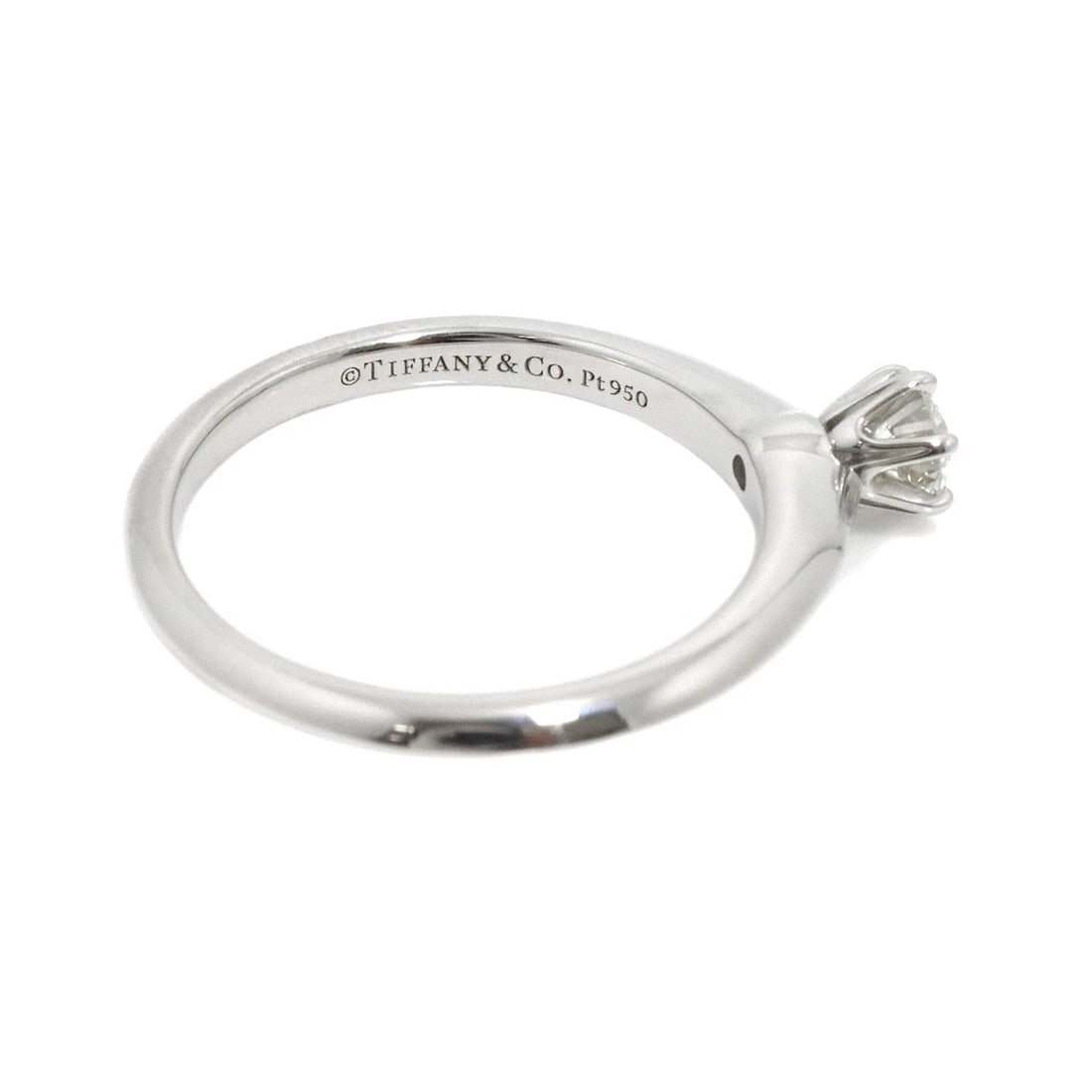 TIFFANY CO. DIAMOND RING PT - 3