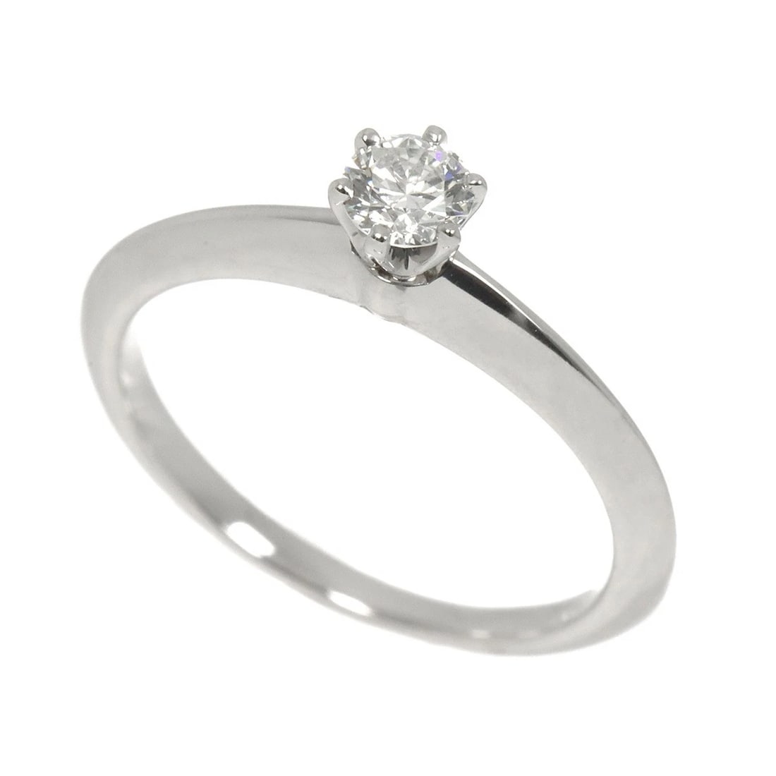 TIFFANY CO. DIAMOND RING PT - 4