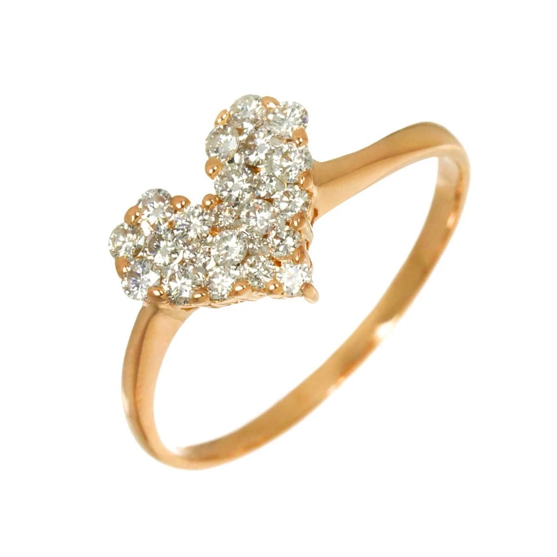 DIAMOND RING PINK GOLD 750: Diamond Ring Pink Gold 750 Brand: Unbranded Type/Style: Ring Material: 750 Pink Gold, Main Stone Natural Color: Pink Gold Size: 8.75(US) Accessories: None Accessories Notice: When purchasing