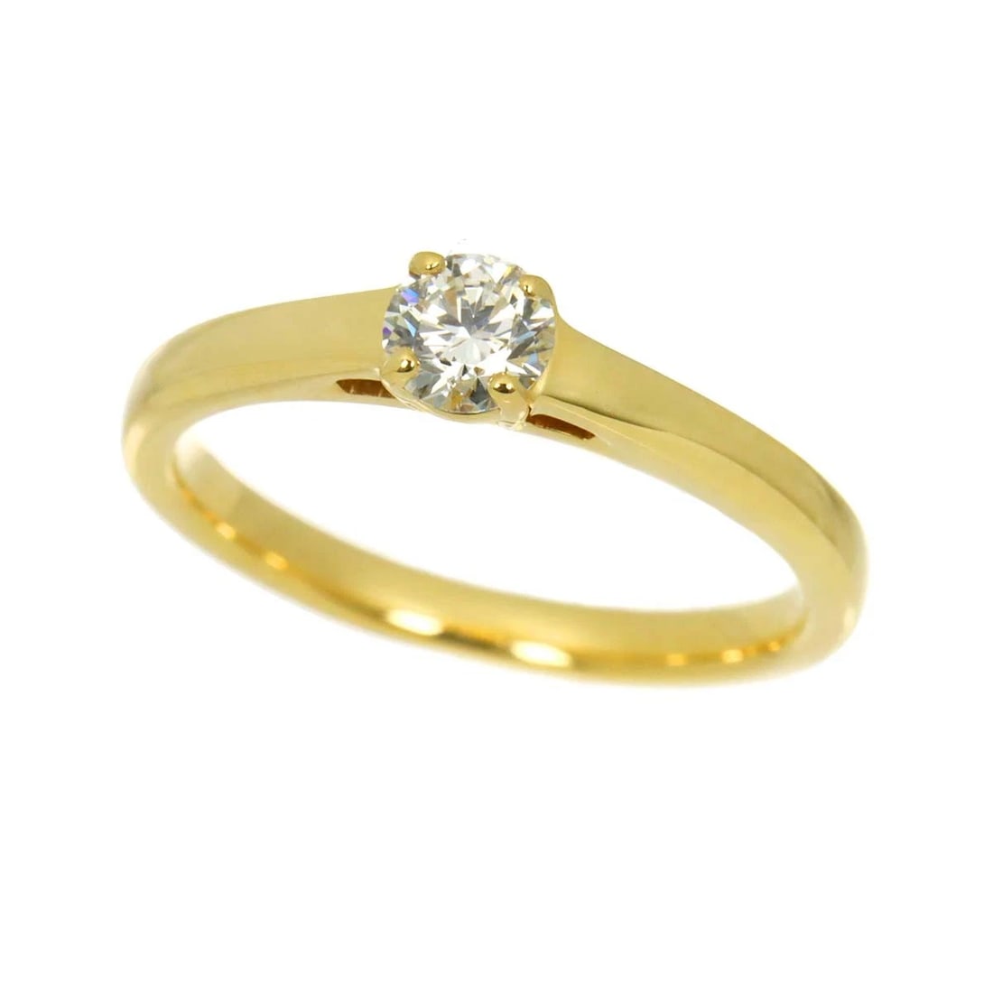 DIAMOND RING YELLOW GOLD 750 - 3