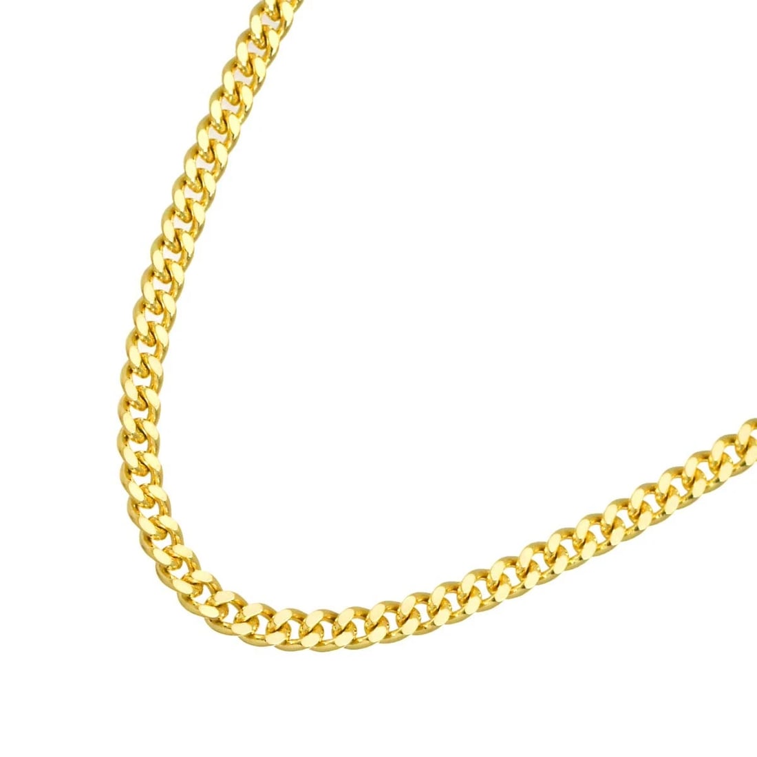 KIHEI CHAIN NECKLACE YG 750: Kihei chain Necklace YG 750 Brand: Unbranded Type/Style: Necklace Material: 750 Yellow Gold, Color: Gold Size: Inner circumference:23.2inch Width:(max.) 2.9mm Accessories: None Accessories