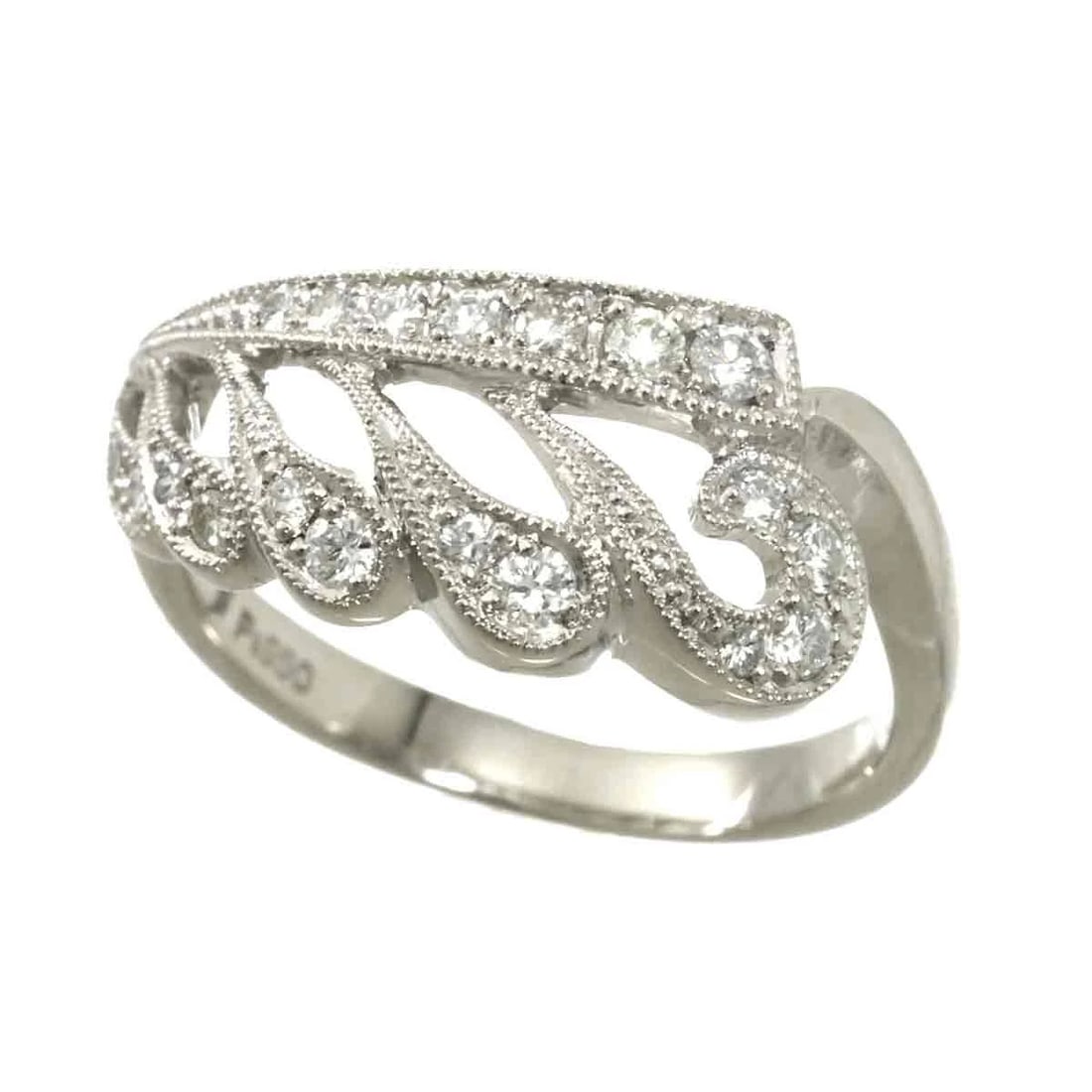DIAMOND RING PT PLATINUM - 5
