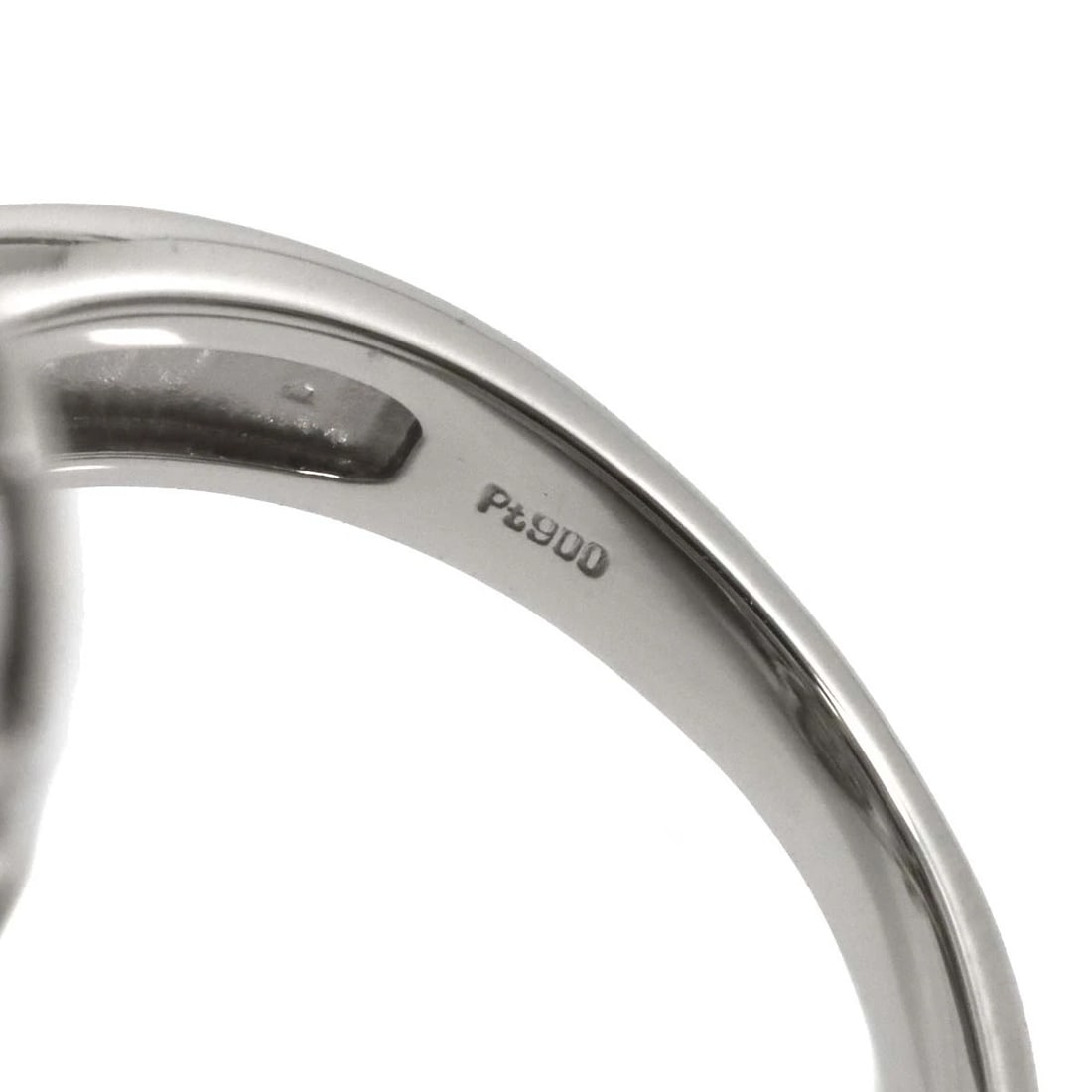 SAPPHIRE DIAMOND RING PLATINUM - 4