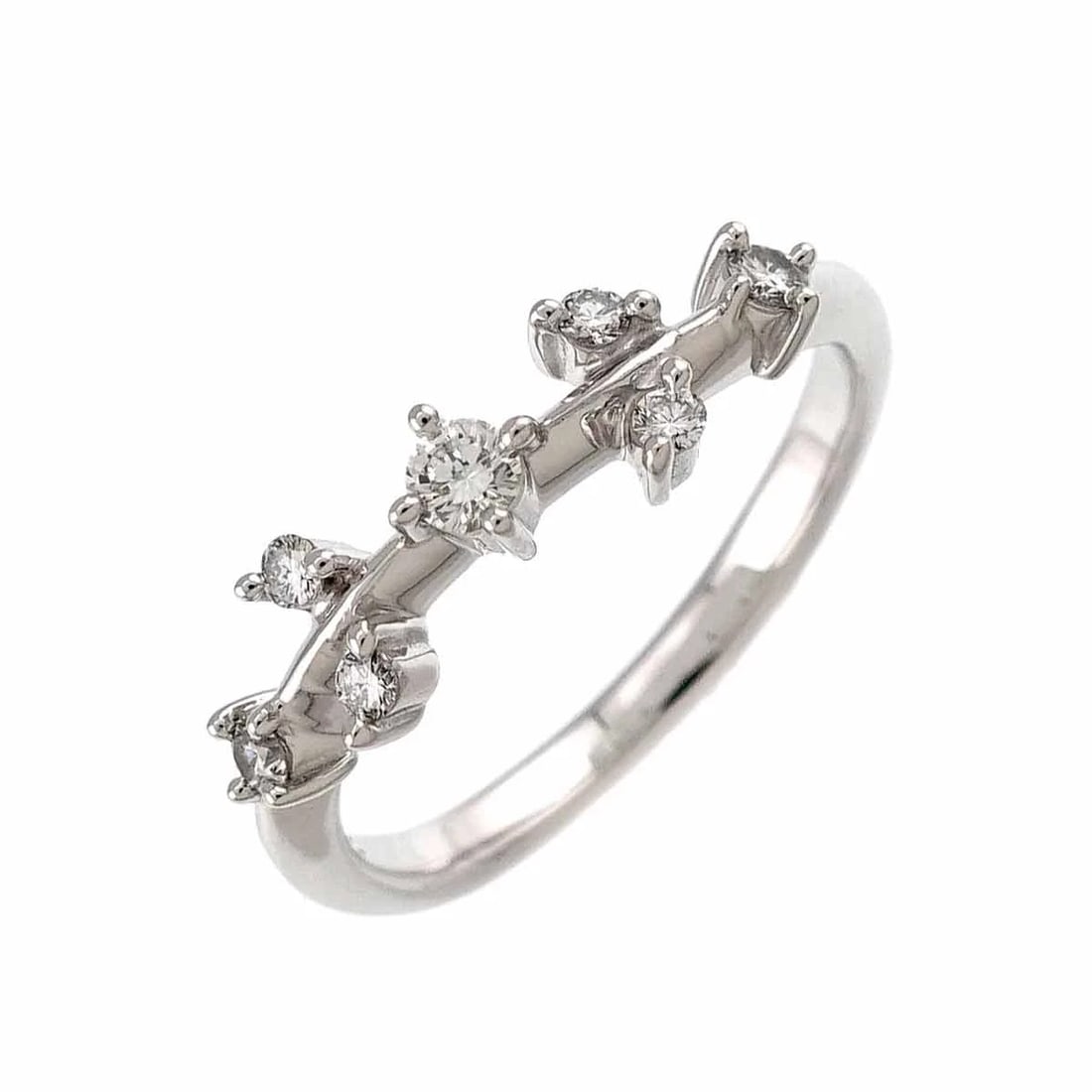 TASAKI DIAMOND RING WHITE GOLD: TASAKI Diamond Ring White Gold Brand: TASAKI Type/Style: Ring Material: 585 White Gold, Main Stone Natural Color: White Gold Size: 5.5-5.75(US) Accessories: None Accessories Notice: When p