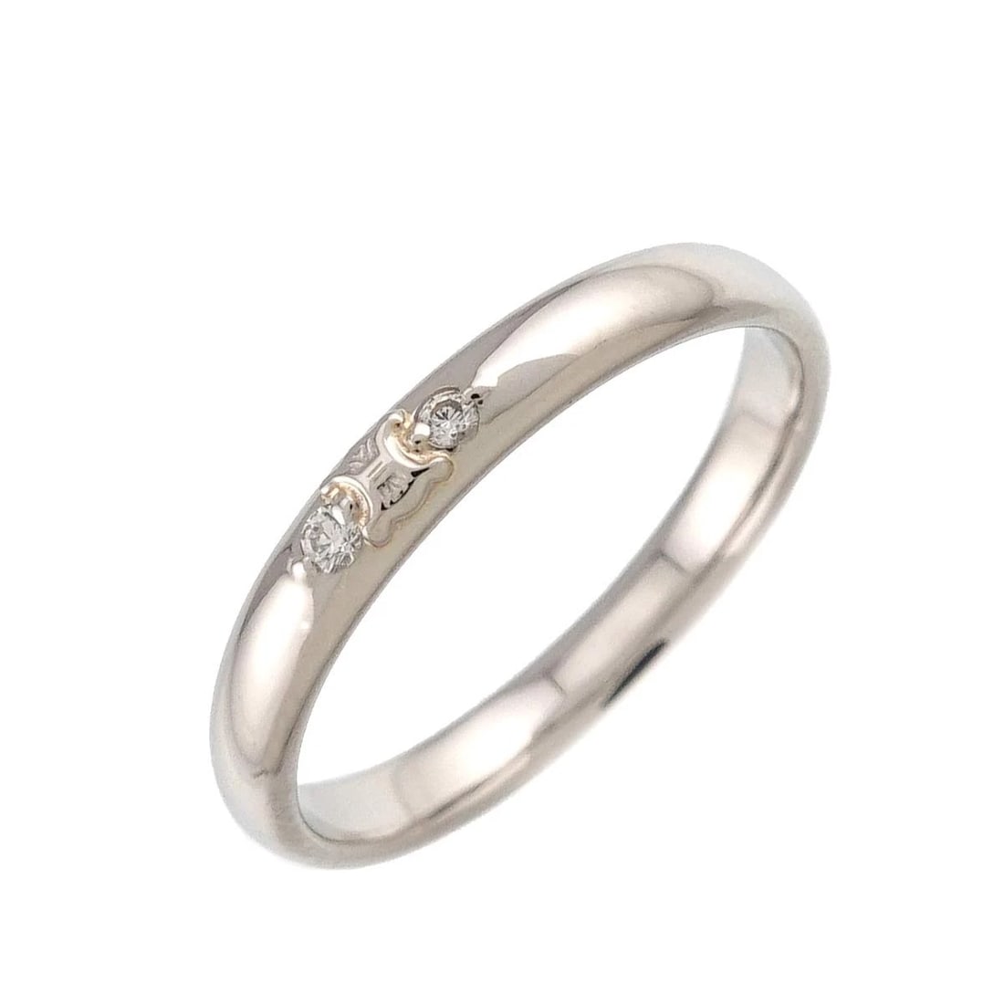 CELINE MACADAM DIAMOND RING PT: CELINE Macadam Diamond Ring Pt Brand: CELINE Type/Style: Ring Material: Pt900, Main Stone Natural Color: Platinum Size: 6-6.25(US) Accessories: None Accessories Notice: When purchasing pre