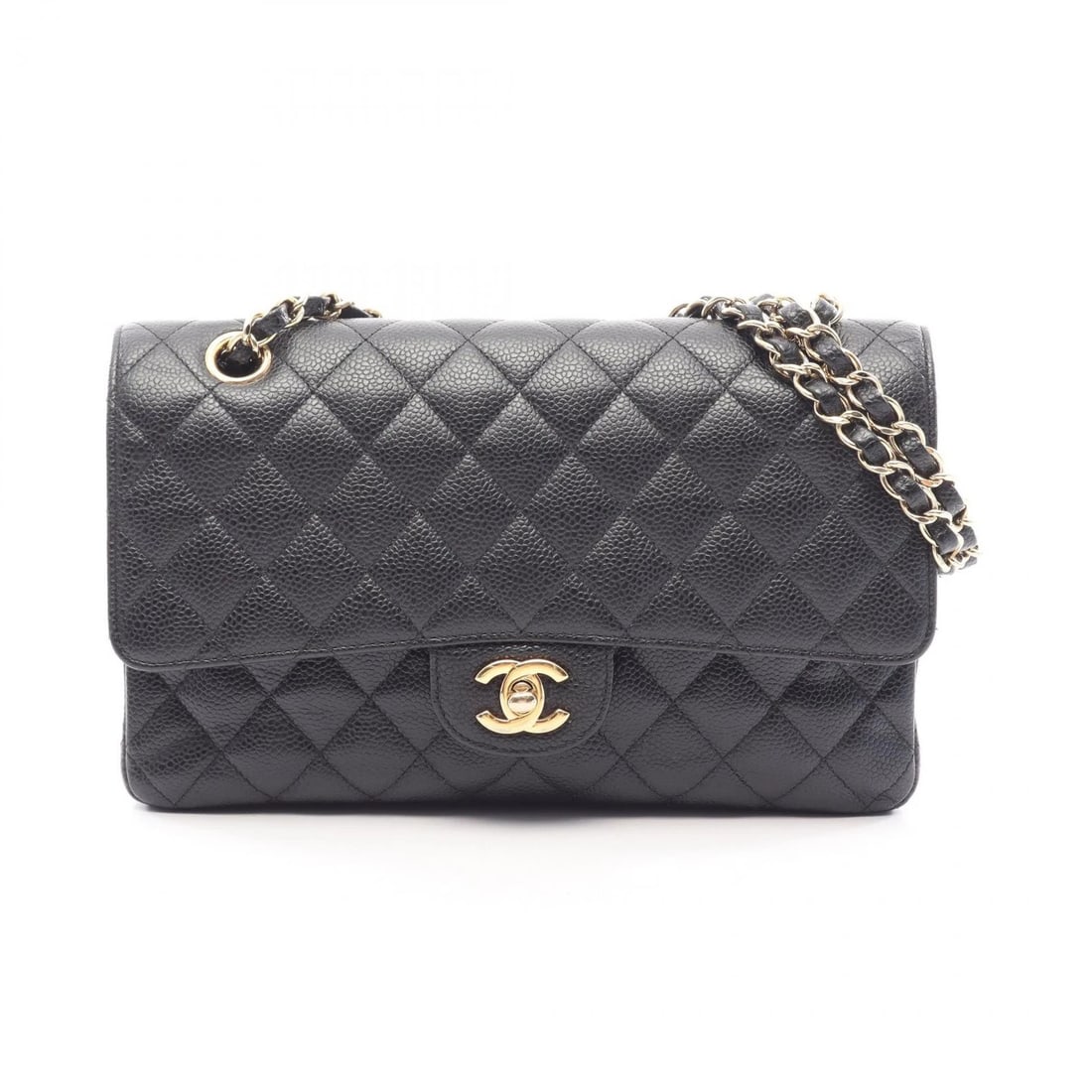 CHANEL MATELASSE W FLAP SHOULDER BAG GRAINED CALFSKIN LEATHER: CHANEL Matelasse W flap Shoulder Bag Grained Calfskin Leather Brand: CHANEL Type/Style: Shoulder Bag Material: Grained Calfskin leather Color: Black?ish colors Size: (H:6.3inch x W:9.8inch x D:2.6inch